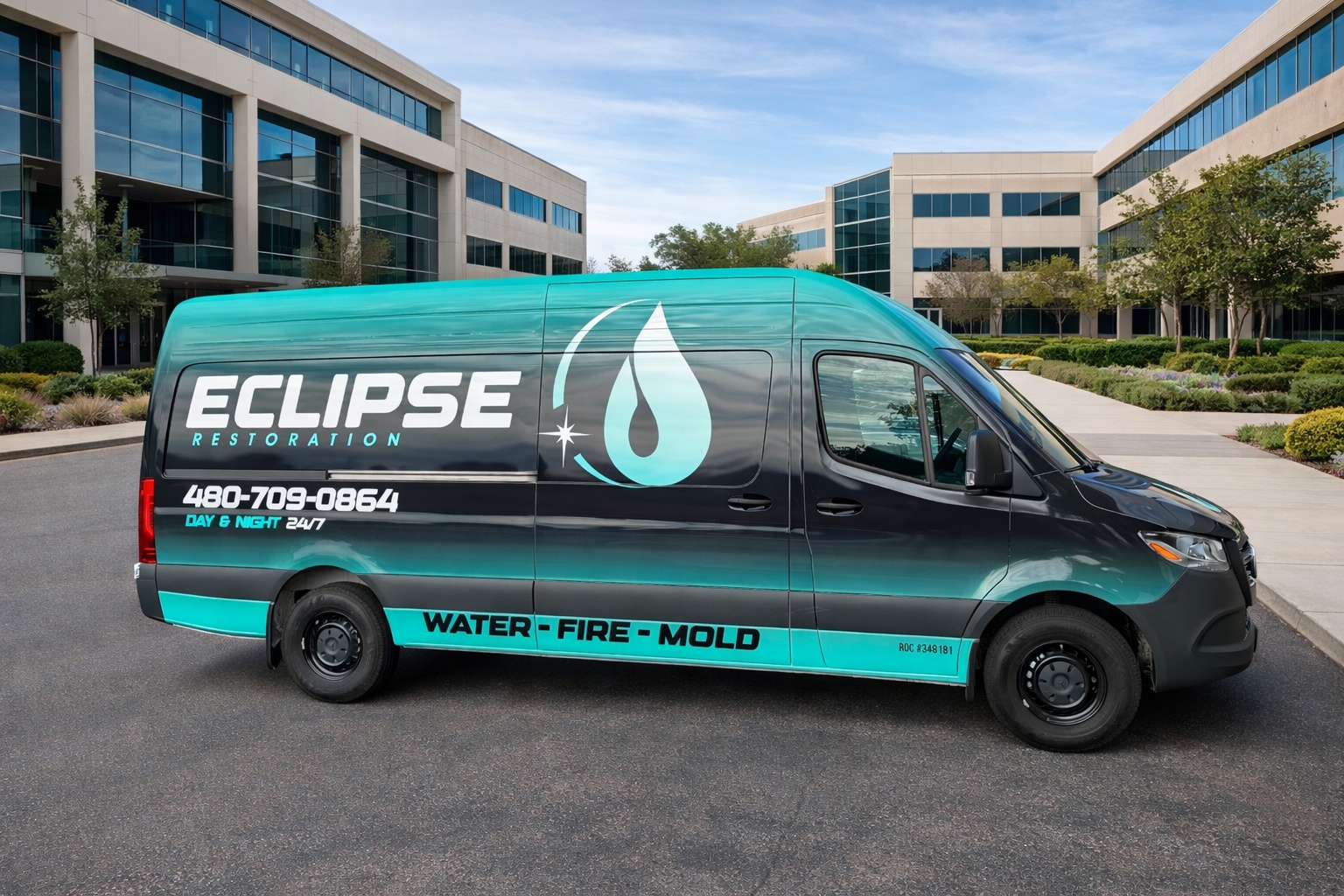 Eclipse Restoration Service Van